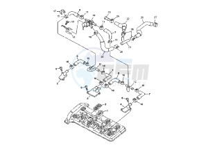 FJR 1300 drawing AIR INDUCTION SYSTEM