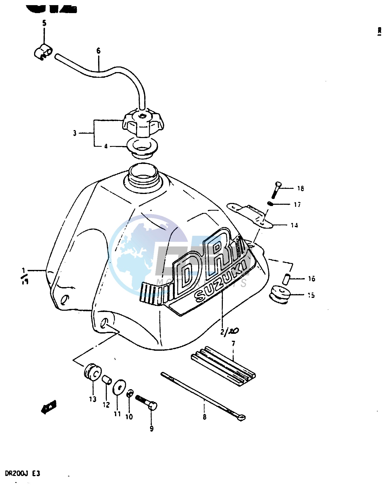 FUEL TANK (MODEL J)