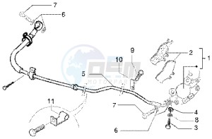 DNA GP EXPERIENCE 50 drawing Rear brake piping-rear brake caliper