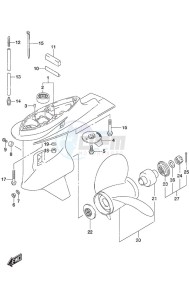 DF 90A drawing Gear Case