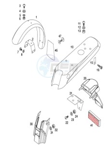 FLEXER_XL_L1 50 L1 drawing Mudguards