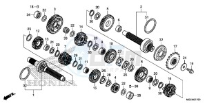 CB1100CAH UK - (E) drawing TRANSMISSION