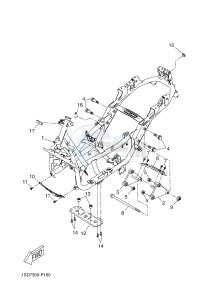 YP400R X-MAX 400 X-MAX (1SD7 1SD7 1SD7) drawing FRAME