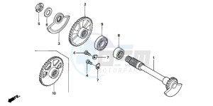 CRF450R drawing BALANCER