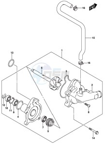 AN650 BURGMAN drawing OIL COOLER