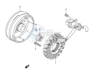 LT-F250 (E17) drawing MAGNETO (LT-F250K2 K3 K4 K5 K6 E17,E24)