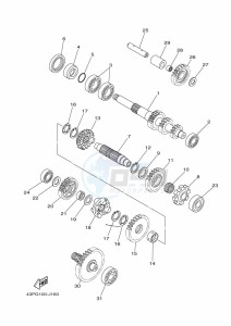 YFM700FWAD YFM70GPHK (B4FJ) drawing TRANSMISSION