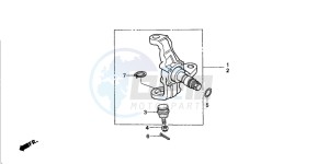 TRX300FW FOURTRAX 300 4X4 drawing KNUCKLE (1)