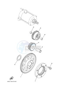 YXM700ES YXM70VPSF VIKING (1XPX) drawing STARTER CLUTCH