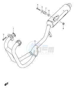 GS500 (E2) drawing MUFFLER