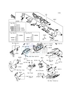 NINJA ZX-10R ABS ZX1000KFFA FR XX (EU ME A(FRICA) drawing Chassis Electrical Equipment