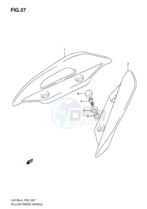 UH125 ABS BURGMAN EU drawing PILLION RIDER HANDLE