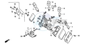 VFR800 drawing COWL STAY (VFR800A)