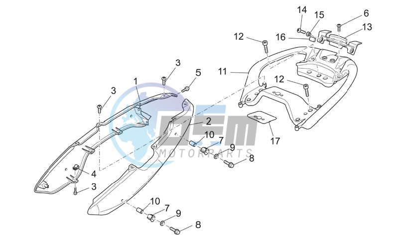 Rear body - Rear fairing