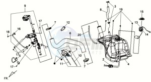 VS 125S drawing FUEL TANK - FUEL CUT