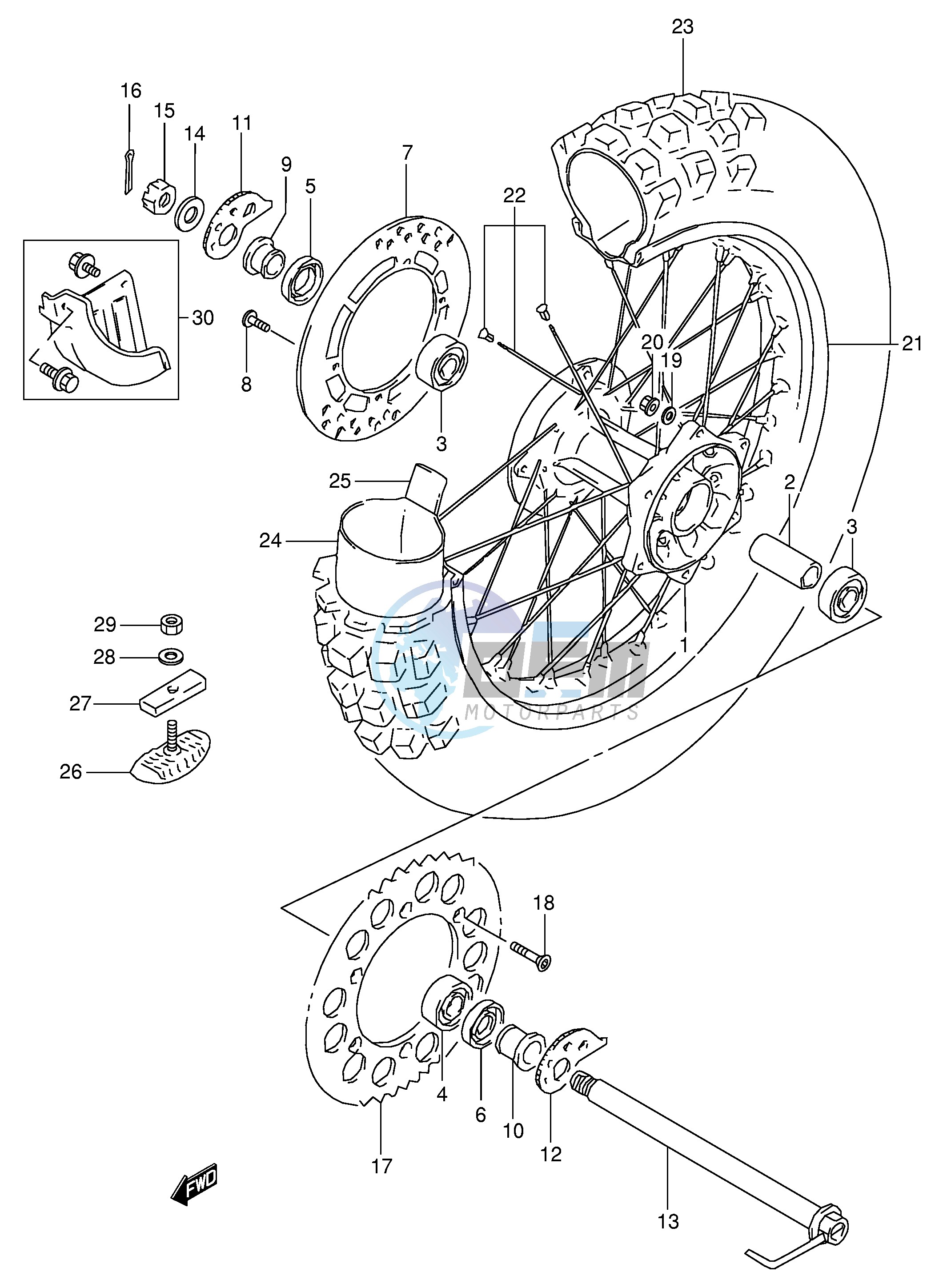 REAR WHEEL