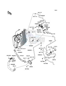 ZZR1400 ABS ZX1400B7F FR GB XX (EU ME A(FRICA) drawing Water Pipe