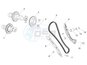 RSV4 1000 RR drawing Front cylinder timing system