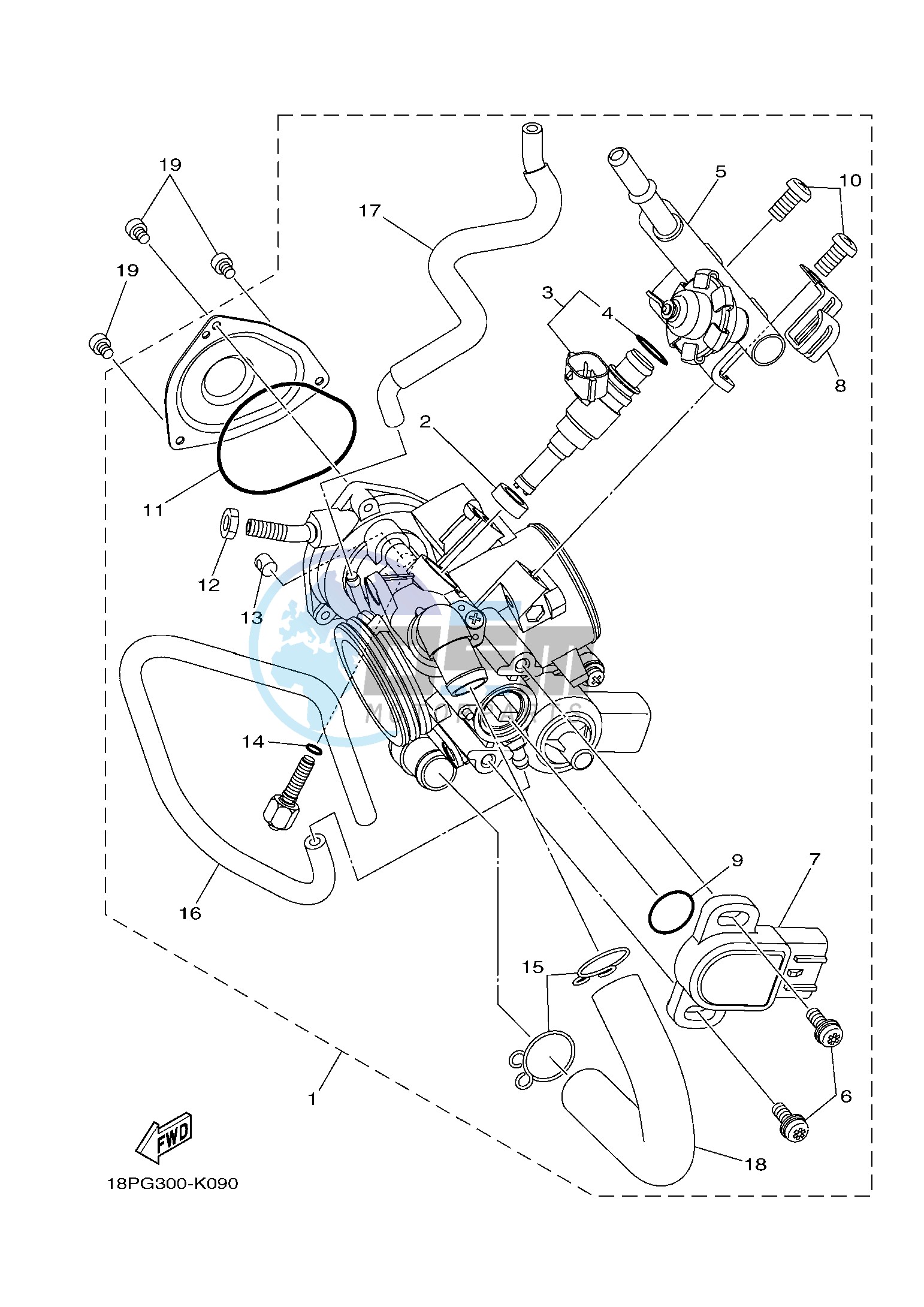 THROTTLE BODY ASSY 1