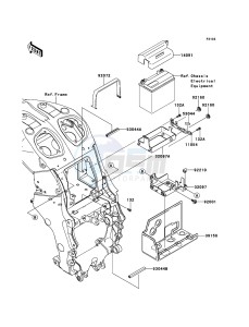 ZZR1400_ABS ZX1400FDFA FR GB XX (EU ME A(FRICA) drawing Battery Case