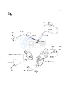 KRF 750 L [TERYX 750 FI 4X4 LE SPORT MONSTER ENERGY] (L9F-L9FA) L9FA drawing IGNITION SYSTEM