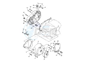 XVS DRAG STAR 250 drawing CRANKCASE COVER