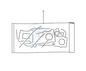 LT-Z250 (E28-E33) drawing GASKET SET