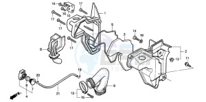 PK50S drawing AIR CLEANER