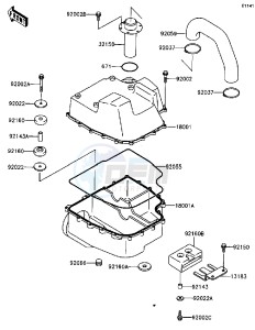 JL 650 A [SC] (A1-A5) [SC] drawing WATER MUFFLER