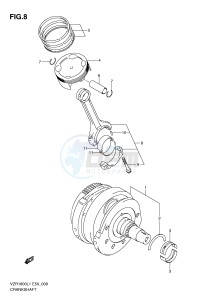 VZR1800 (E50) INTRUDER drawing CRANKSHAFT