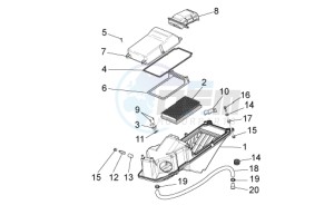 Stelvio 1200 8V STD - NTX drawing Air box