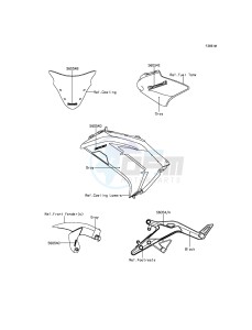 ER-6F_ABS EX650FGF XX (EU ME A(FRICA) drawing Decals(Gray)