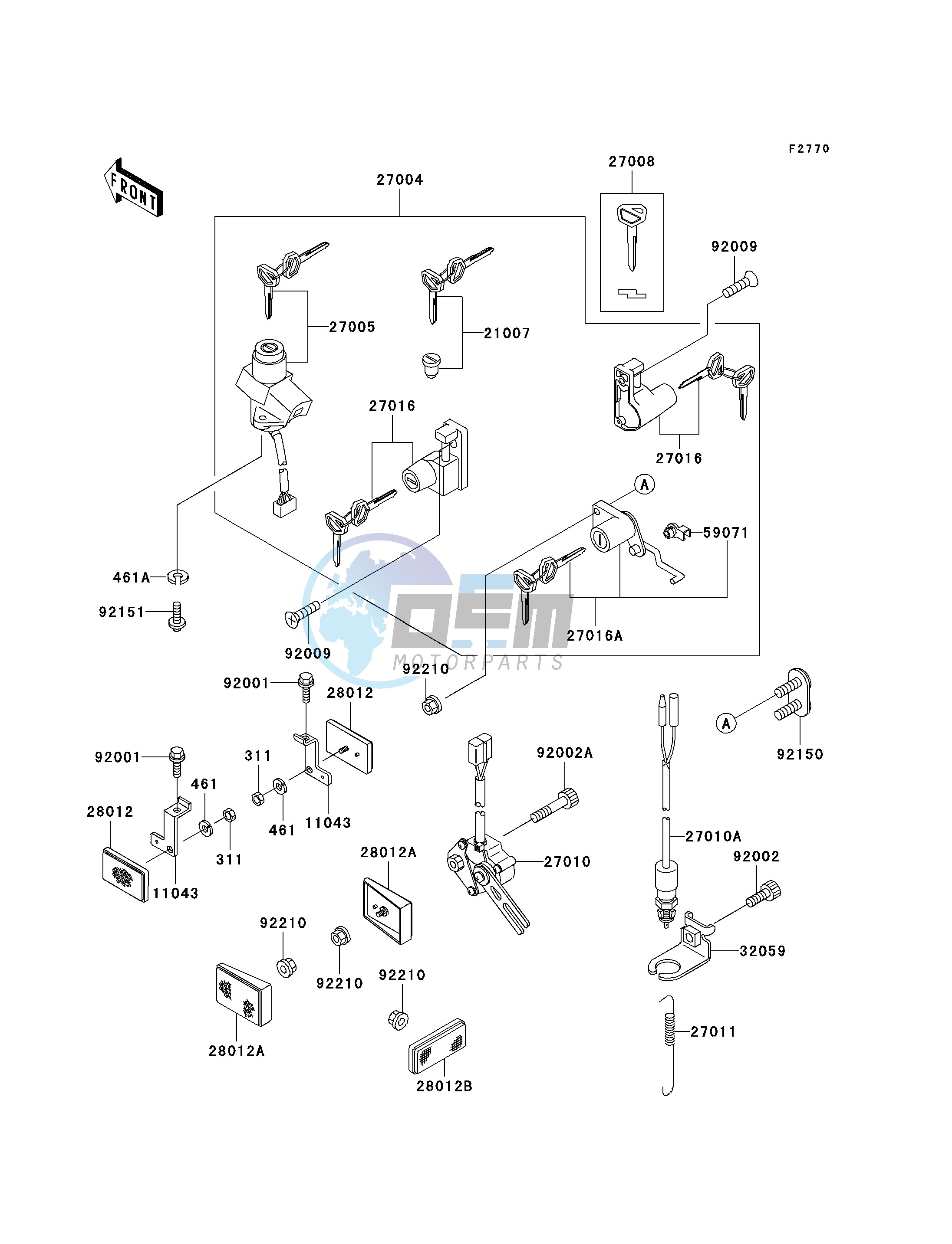 IGNITION SWITCH_LOCKS_REFLECTORS