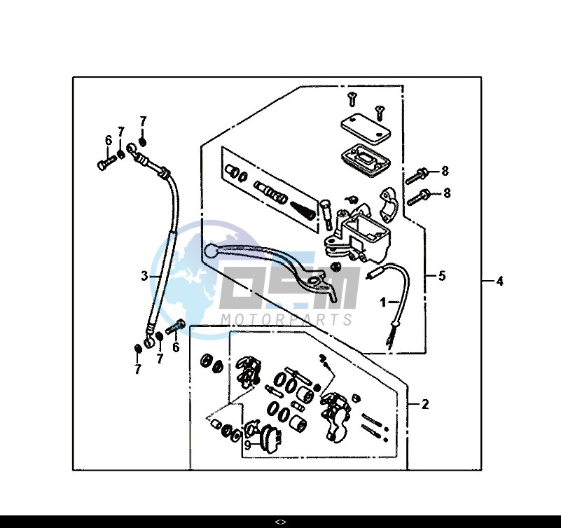 FRONT BRAKE MASTER CYLINDER