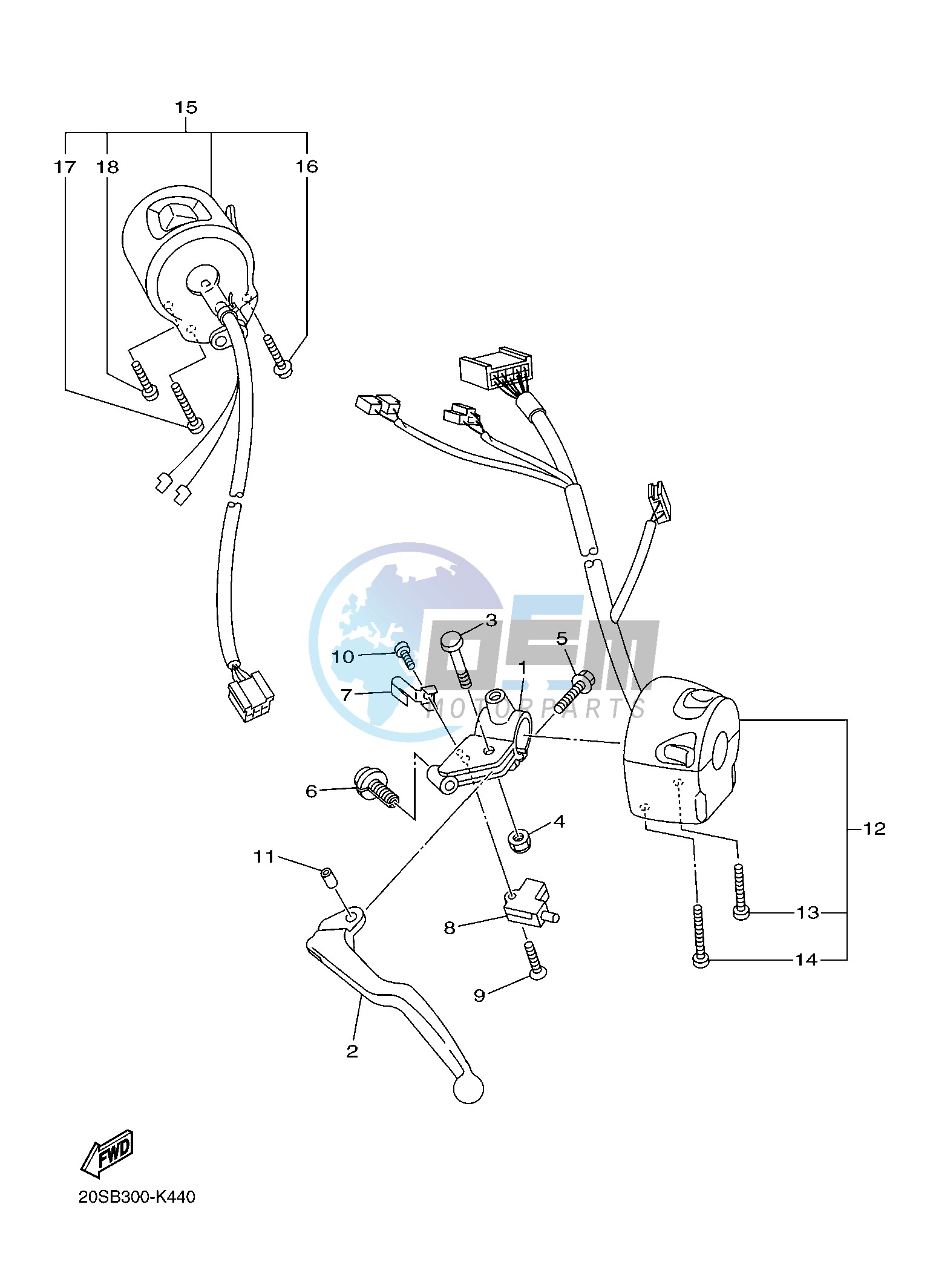 HANDLE SWITCH & LEVER