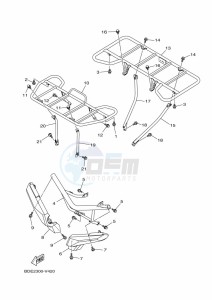 YFM700FWAD GRIZZLY 700 EPS (BFE8) drawing GUARD