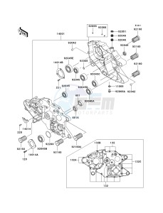 KVF 300 A [PRAIRIE 300 4X4] (A1-A4) [PRAIRIE 300 4X4] drawing CRANKCASE