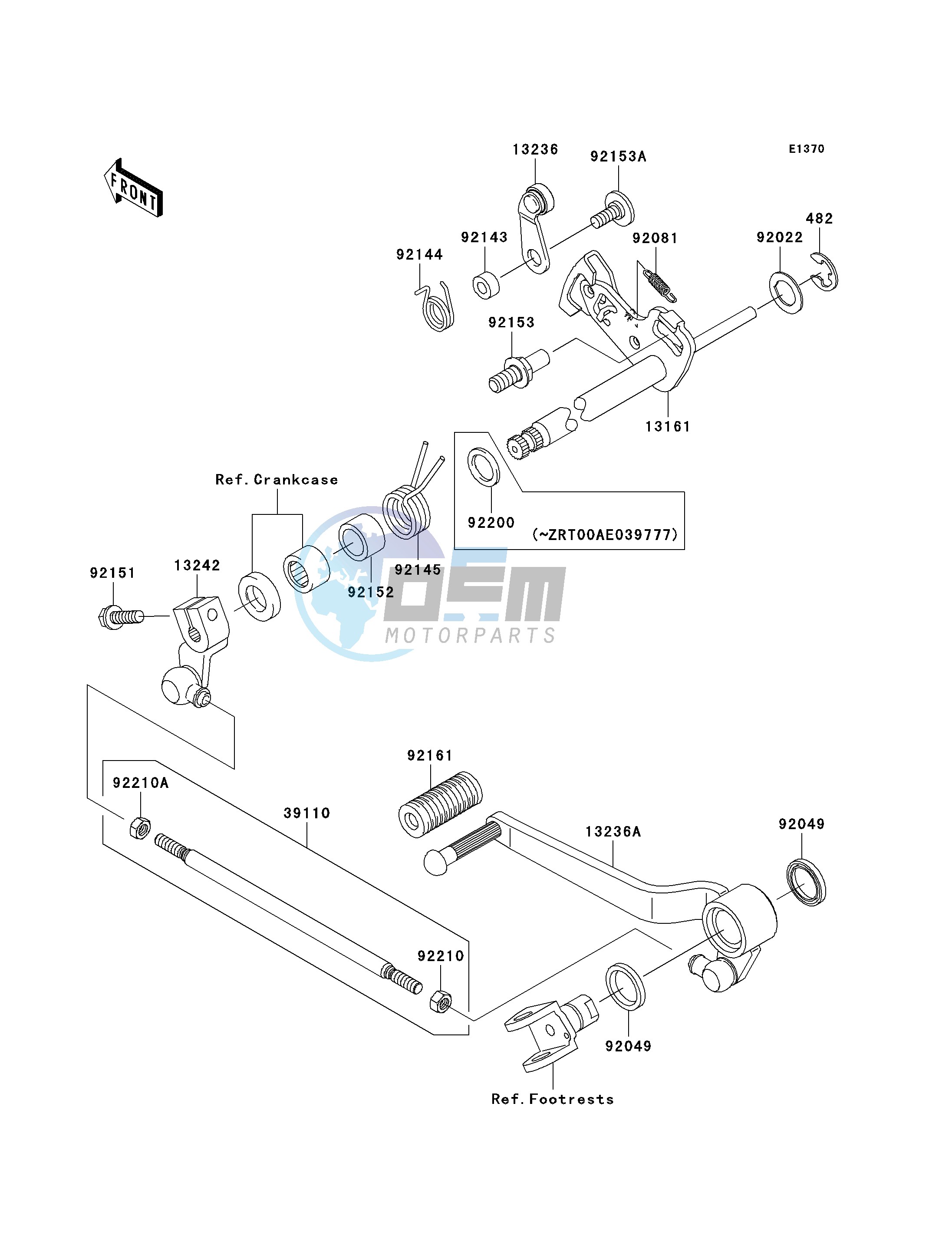 GEAR CHANGE MECHANISM