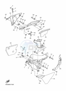 YZF-R1 (BX4D) drawing COWLING 3