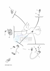 CZD300-A XMAX 300 (BBA3) drawing FLASHER LIGHT