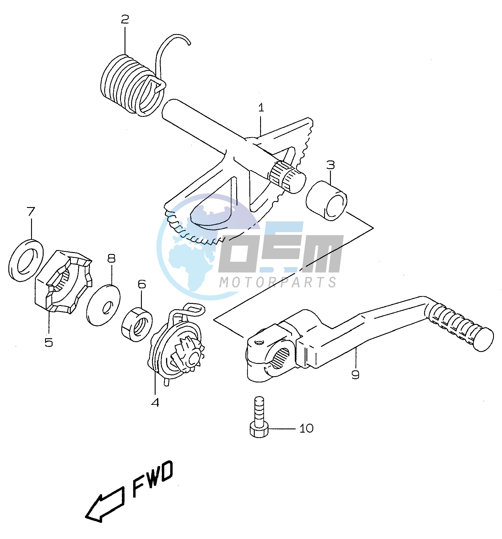 KICK STARTER (model X Y K1)