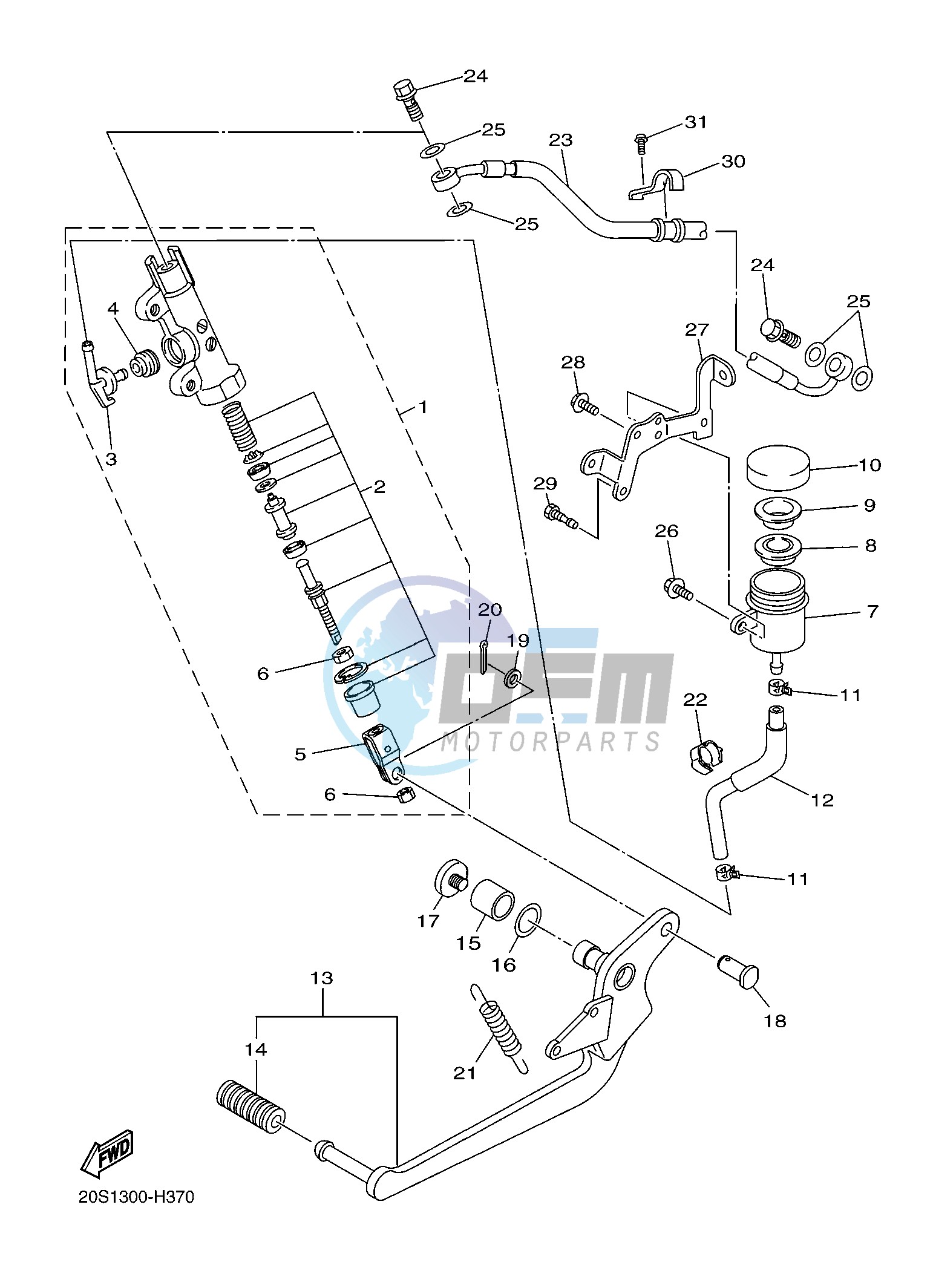 REAR MASTER CYLINDER