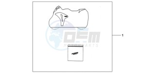 CBR1000RA9 Europe Direct - (ED / ABS TRI) drawing INDOOR CYCLE COVER