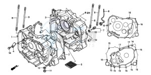 TRX450FM drawing CRANKCASE