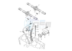 XJR 1200 drawing CAMSHAFT -CHAIN