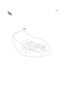 KVF 650 B [PRAIRIE 650 4X4 ADVANTAGE CLASSIC] (B2) [PRAIRIE 650 4X4 ADVANTAGE CLASSIC] drawing SEAT