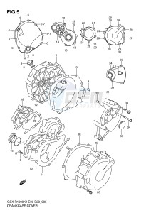 GSX-R1000 (E3-E28) drawing CRANKCASE COVER