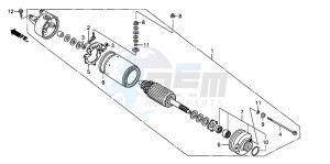 TRX500FPE drawing STARTING MOTOR