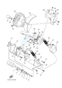 YXM700E YXM700PHE VIKING EPS HUNTER (1XPB) drawing SHIFT SHAFT