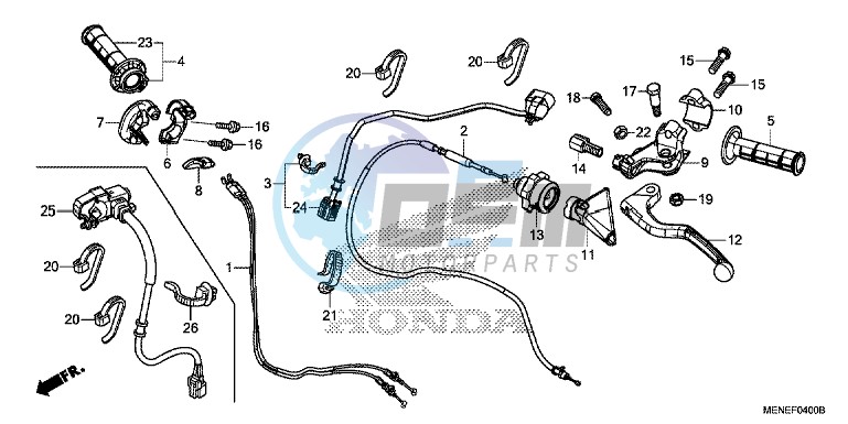 HANDLE LEVER/SWITCH/CABLE